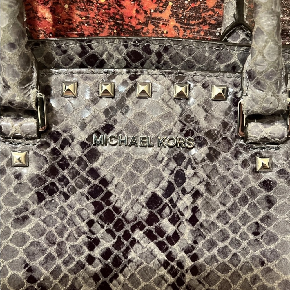 Snakeskin Pattern Tote Bag - Picture 4 of 6